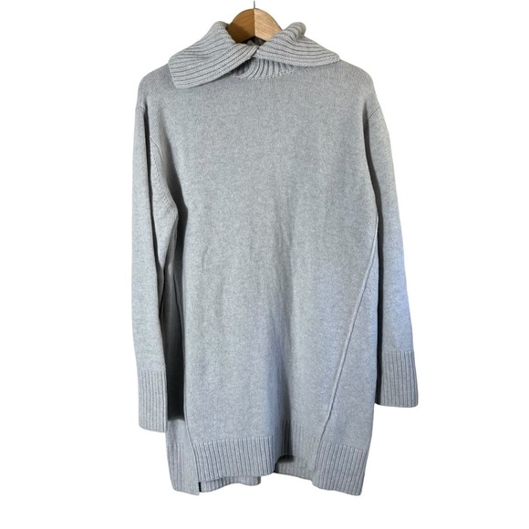 DOROTHEE SCHUMACHER Virgin Wool and Cashmere Cowl Neck Long Sweater - Picture 5 of 13